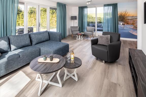 Wohnzimmer eines Bungalows | De Soeten Haert